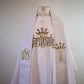 JHS Medallion with crown  Chasuble and stole set
