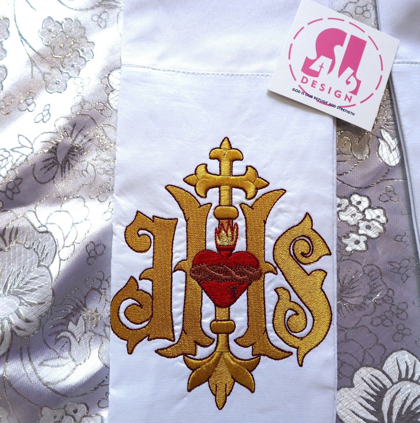 JHS - SACRED HEART - Priest Stole