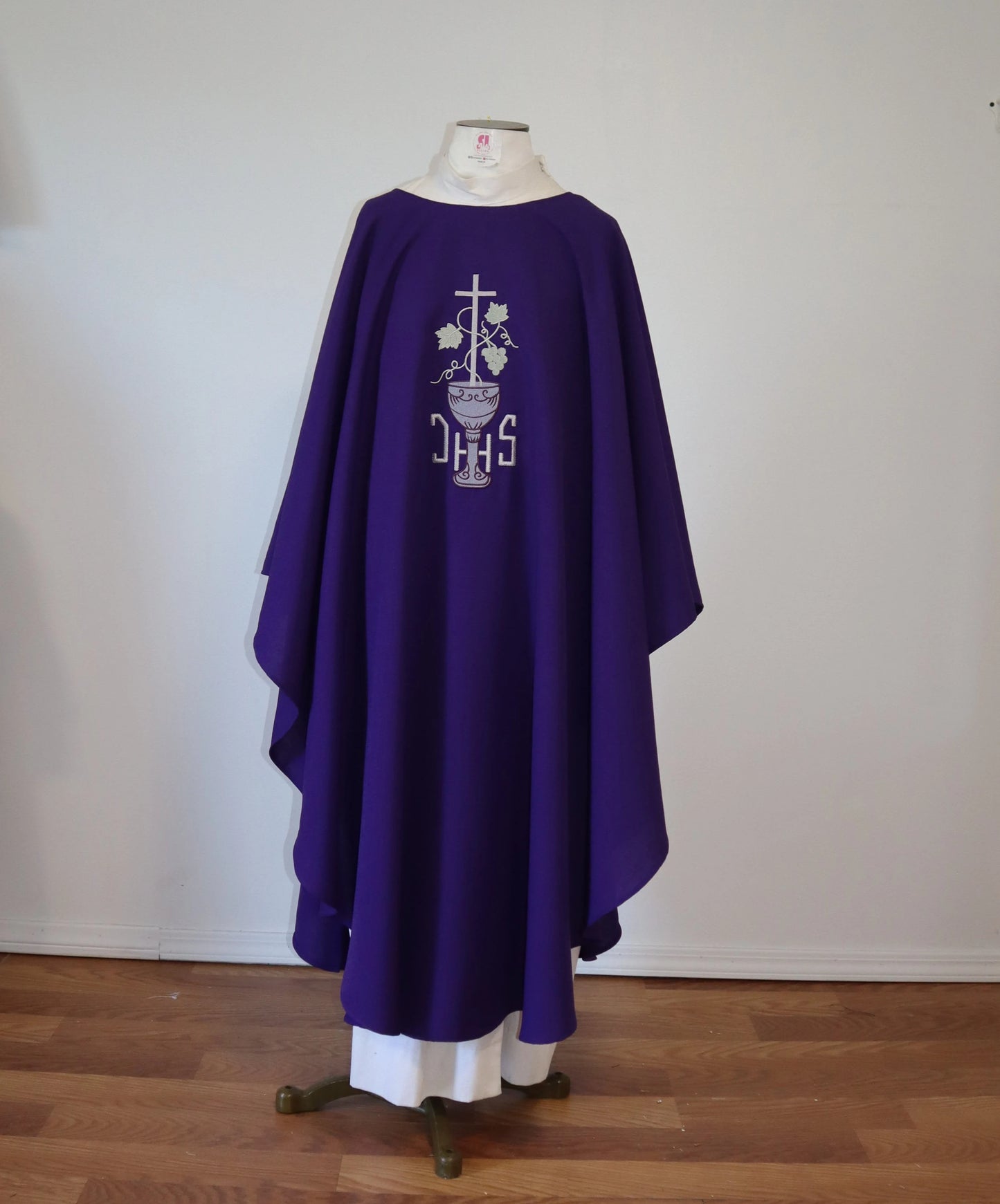 JHS with Chalice - Chasuble and stole set