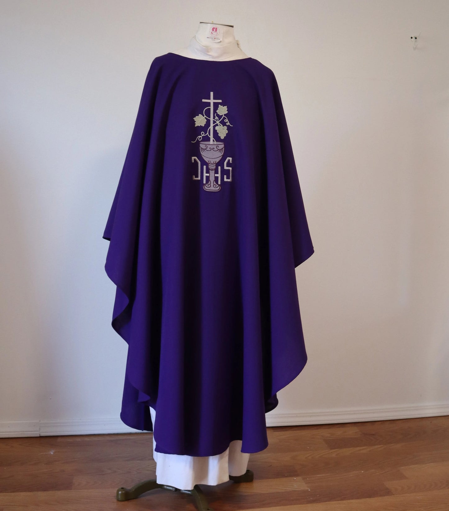 JHS with Chalice - Chasuble and stole set