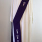 JHS - Advent Candles - deacon stole