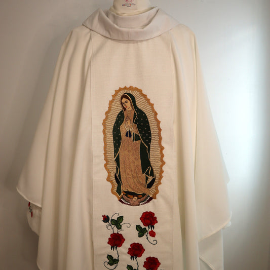 Virgen De Guadalupe - Chasuble + Stole Set