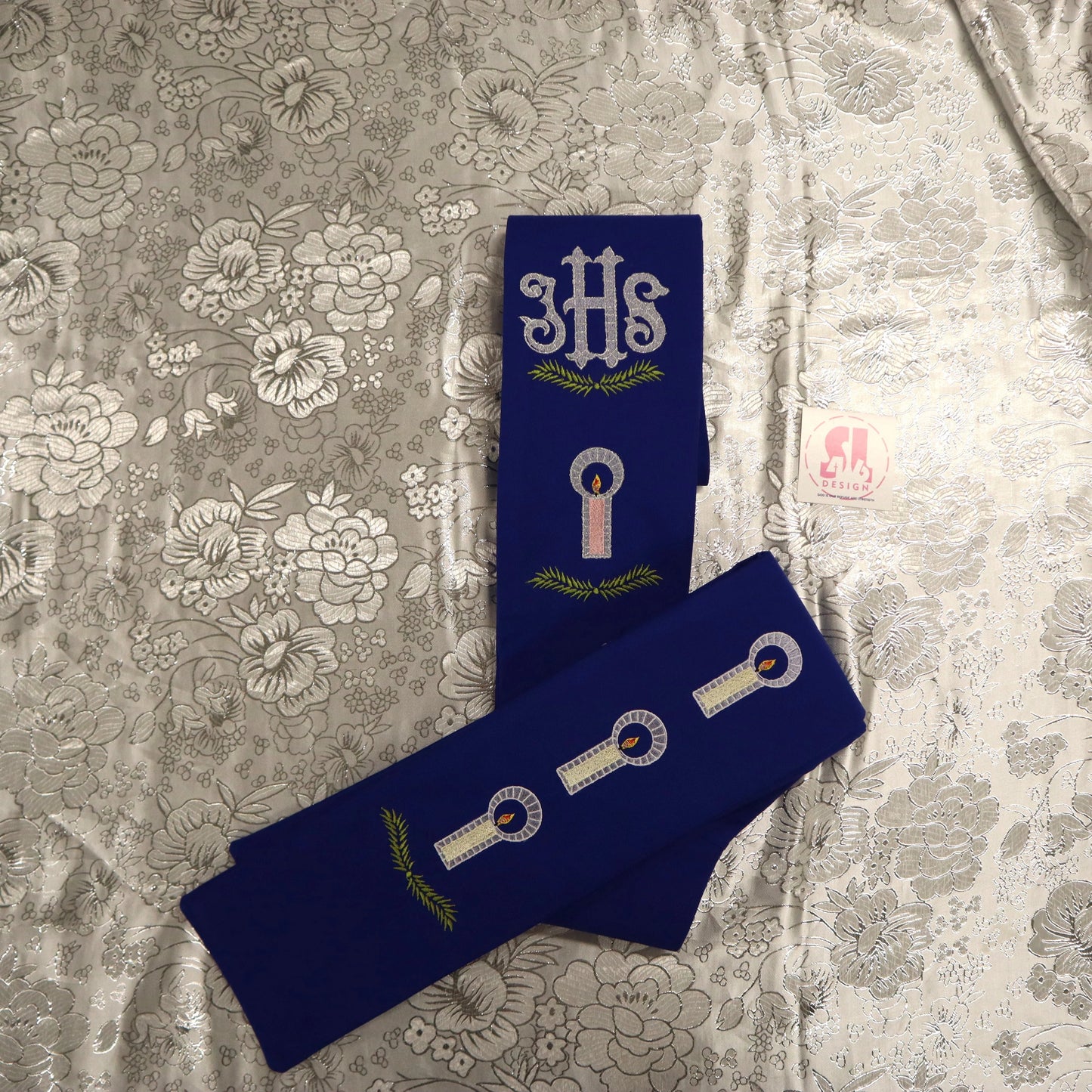 JHS - Advent Candles - deacon stole