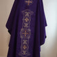 CROSS ORDINARY TIMES themed chasuble and stole set