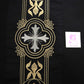 Blessed Virgin Mary cradling the mortal body of Jesus Christ - Chasuble + Stole Set.