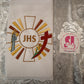 JHS medallion - Mary & Joseph- deacon stole