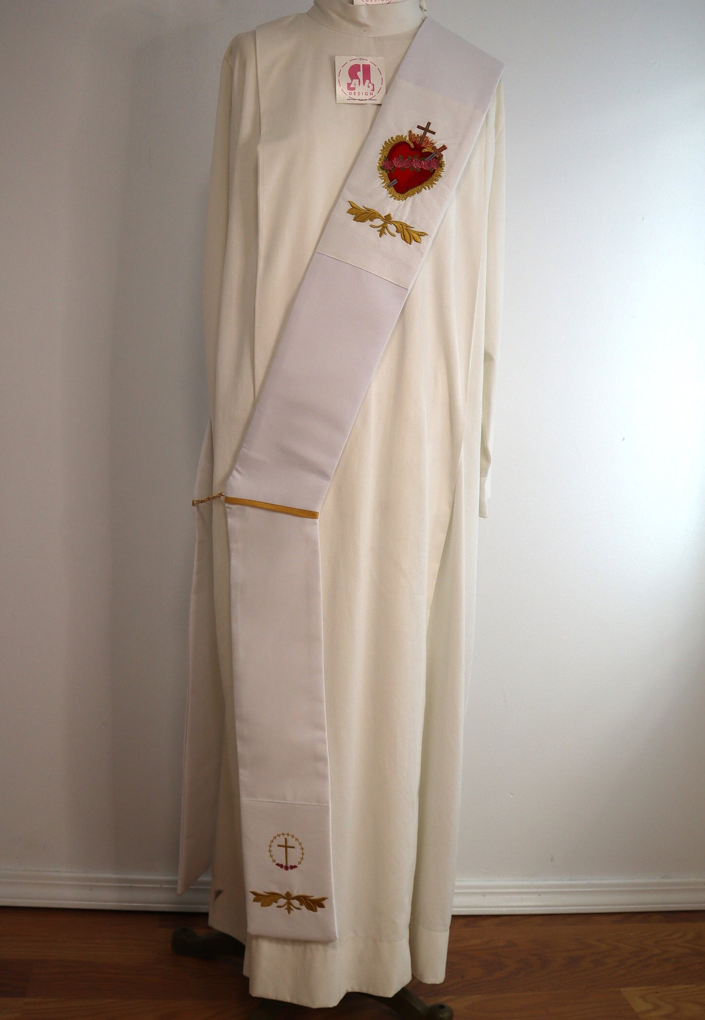 Sacred heart of Mary - Deacon stole