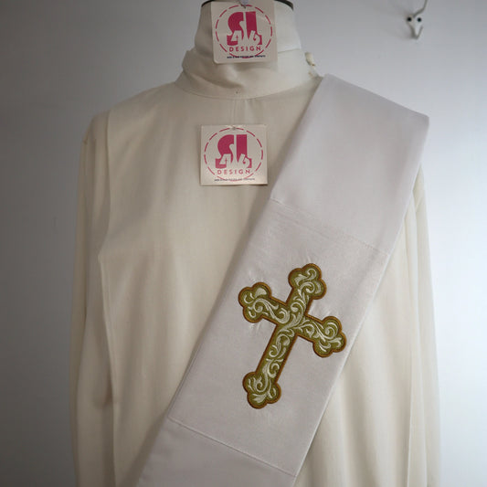 Brocade Cross - Deacon stole