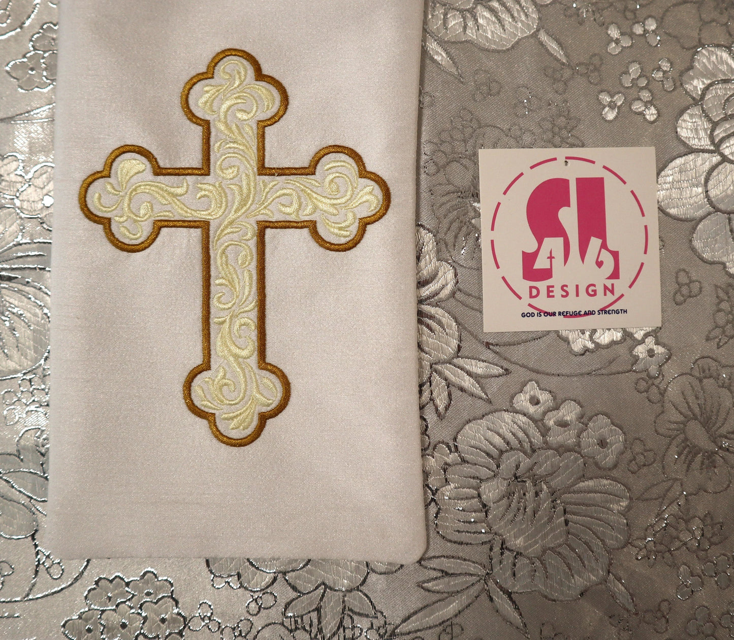 Brocade Cross - Deacon stole
