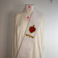 Sacred Heart with crown of thorns - deacon stole