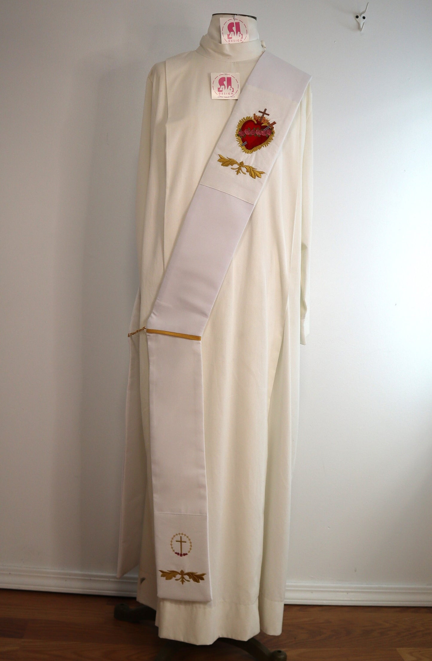 Sacred heart of Mary - Deacon stole