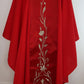CROSS - ROSE BROCADE - Chasuble + Stole Set