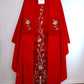 CROSS - ROSE BROCADE - Chasuble + Stole Set
