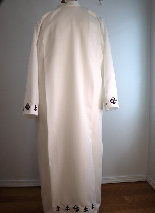 JERUSALEM  CROSS - Alb + Stole Set