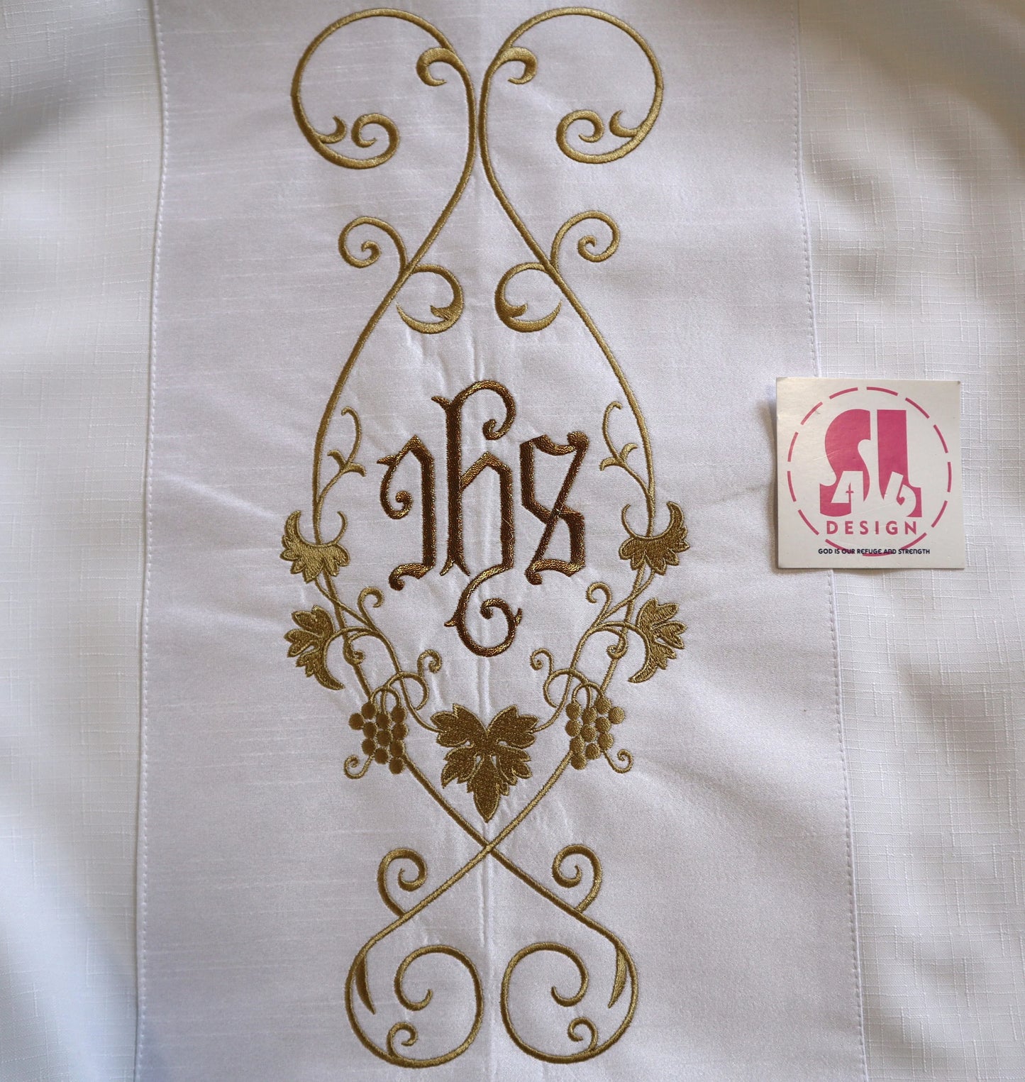 JHS - Grape Vines + wheat - Dalmatic & Travel Stole