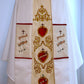 Sacred Heart of Jesus, Mary & Joseph - Chasuble + Stole Set