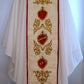 Sacred Heart of Jesus, Mary & Joseph - Chasuble + Stole Set