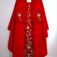 CROSS - ROSE BROCADE - Chasuble + Stole Set