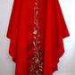 CROSS - ROSE BROCADE - Chasuble + Stole Set