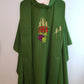 JHS with grape vines and wheat - Chasuble and stole set