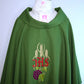 JHS with grape vines and wheat - Chasuble and stole set