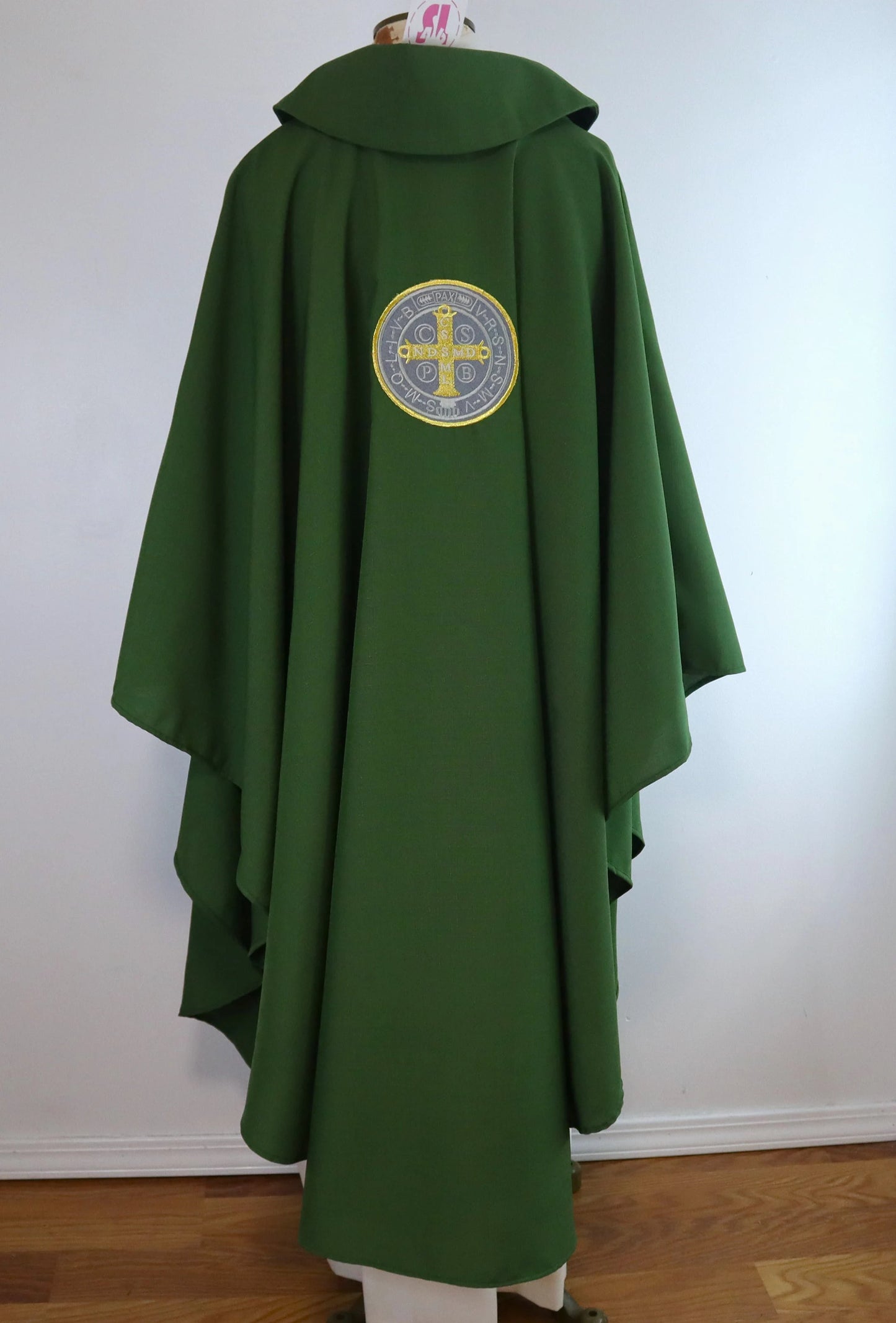 SAINT BENEDICT CRUCIFIX - chasuble and stole set