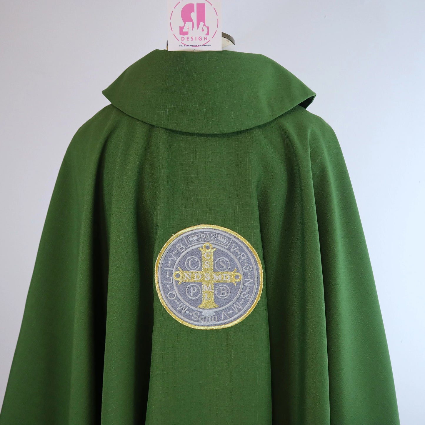 SAINT BENEDICT CRUCIFIX - chasuble and stole set