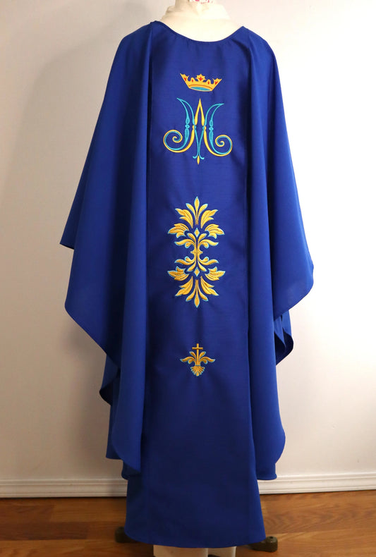 MARIAN  MEDALLION - Chasuble + Stole Set
