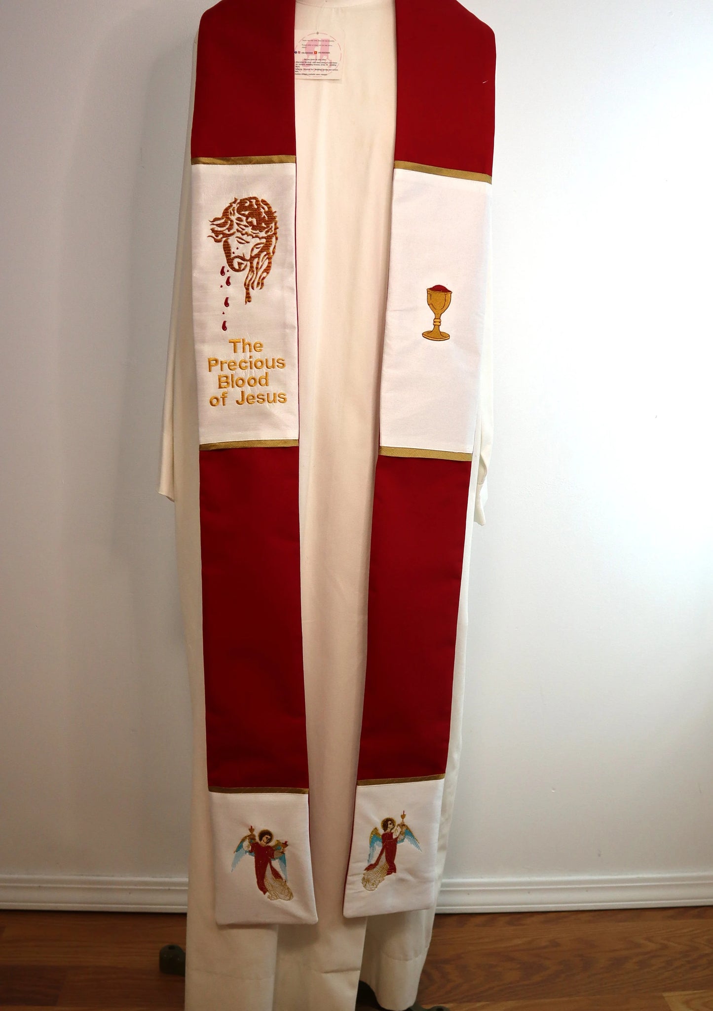 The precious Blood of Jesus - Priest Stole