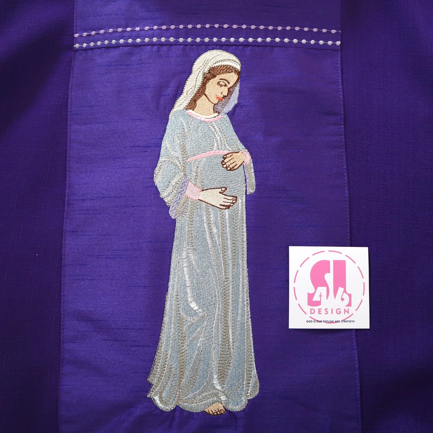 Our Lady of the Sweet Wait - Chasuble and Stole Set.
