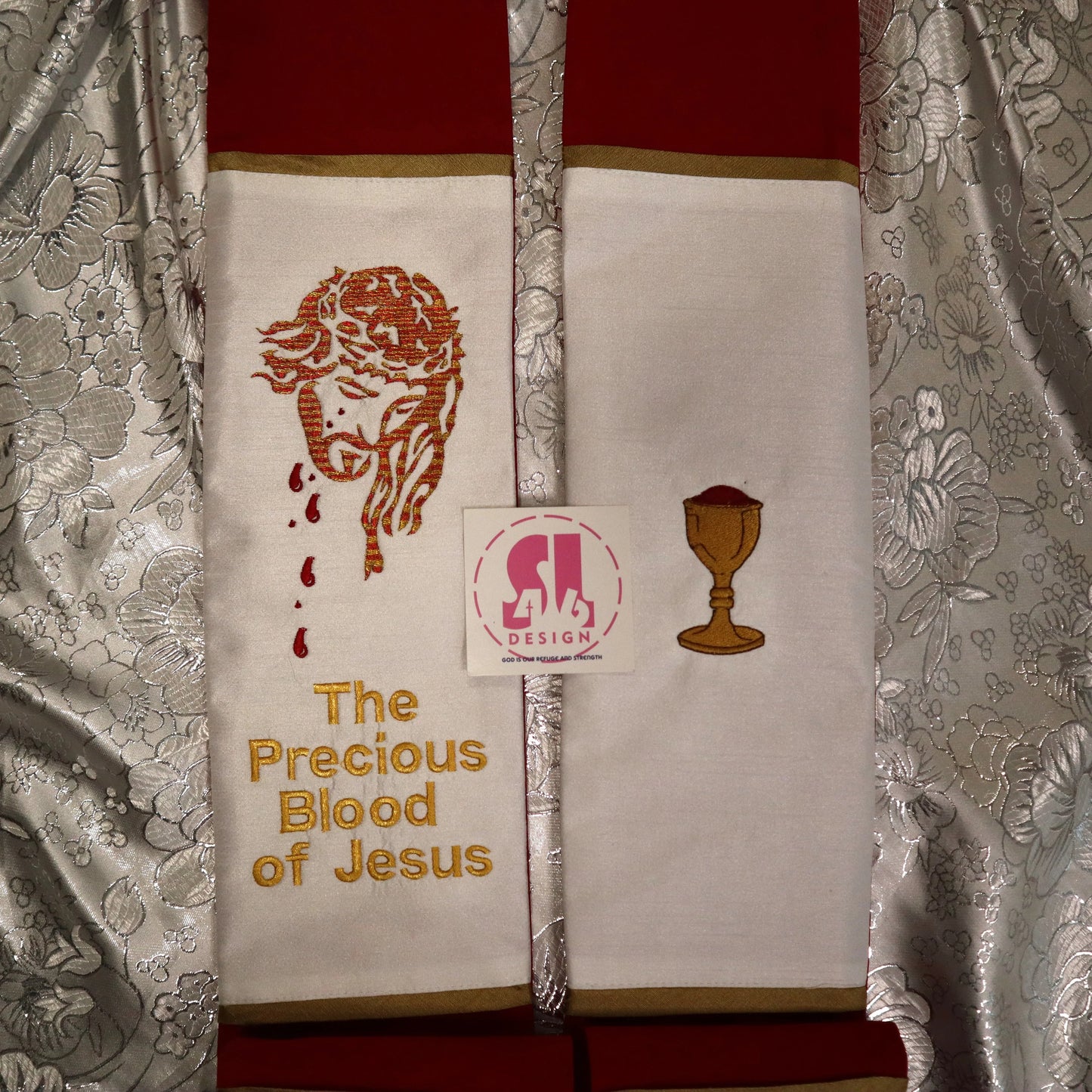 The precious Blood of Jesus - Priest Stole
