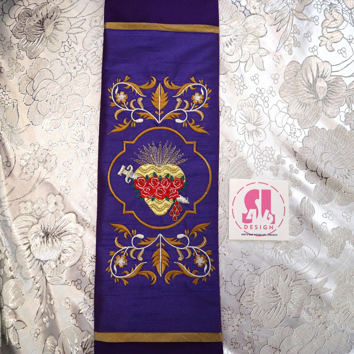 Sacred Heart of Mary - Priest Stole