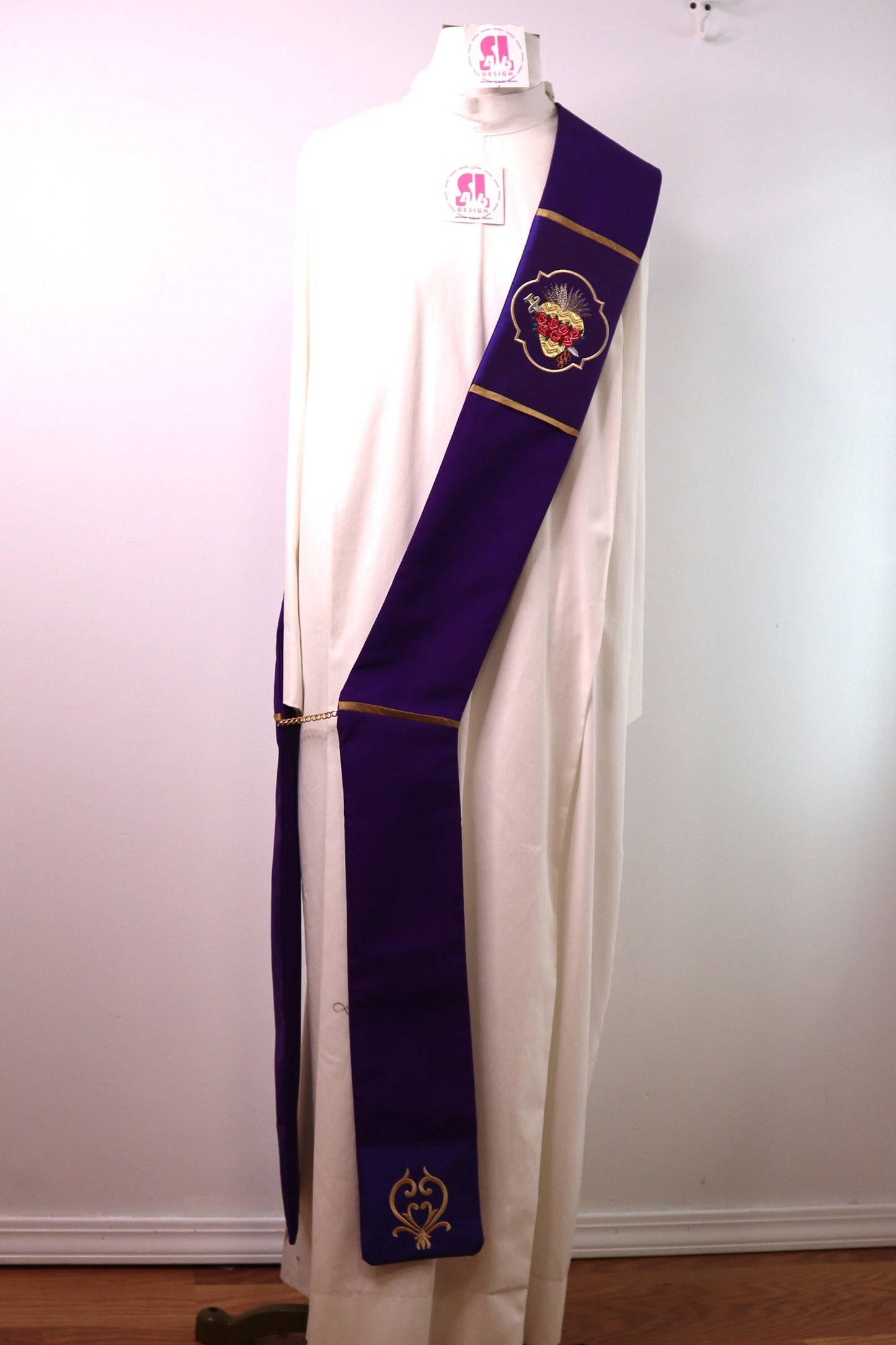 SACRED HEART of MARY - deacon stole