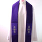 FLORAL CROSS  VINE - Priest Stole