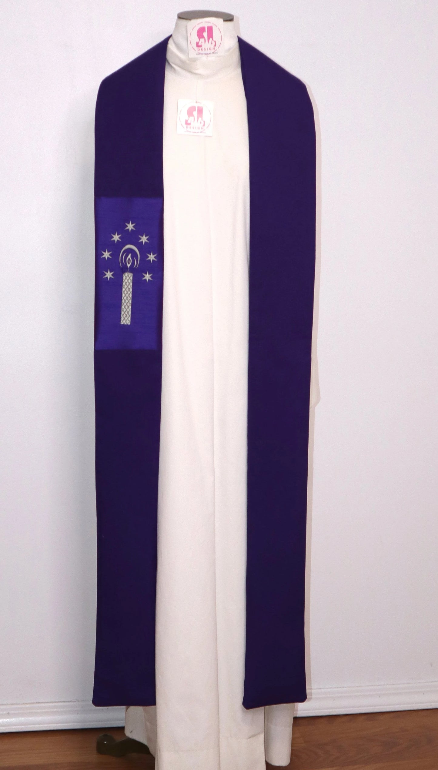 Priest  Stole   - Advent priest stole