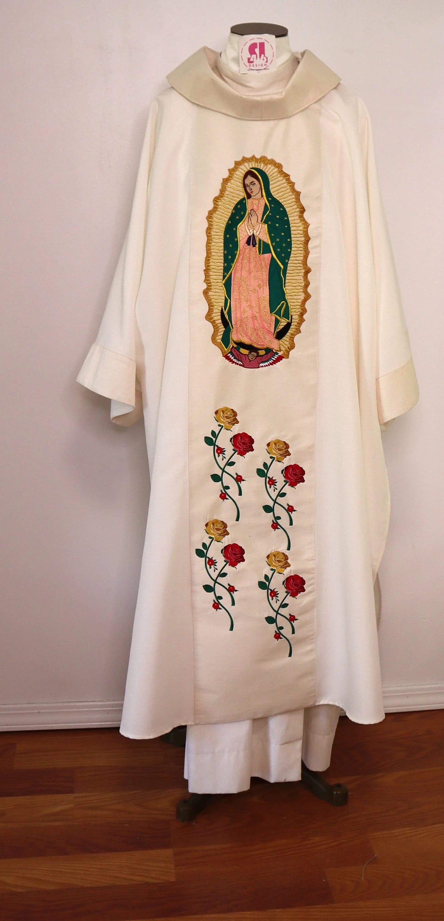 Our Lady of Guadalupe - Dalmatic + Travel Stole Set.