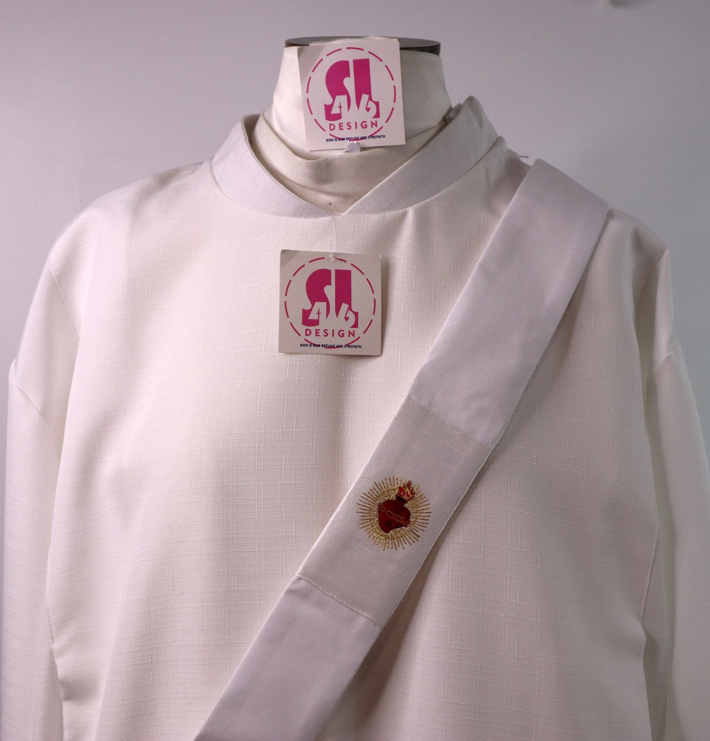 travel Deacon stole-  Sacred Heart of Jesus