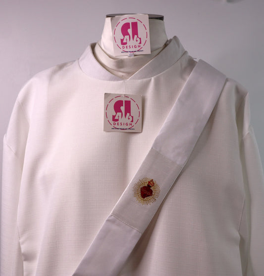 travel Deacon stole-  Sacred Heart of Jesus
