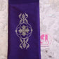 FLORAL CROSS  VINE - Priest Stole