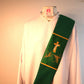 DEACON CROSS - WHEAT  - Stole