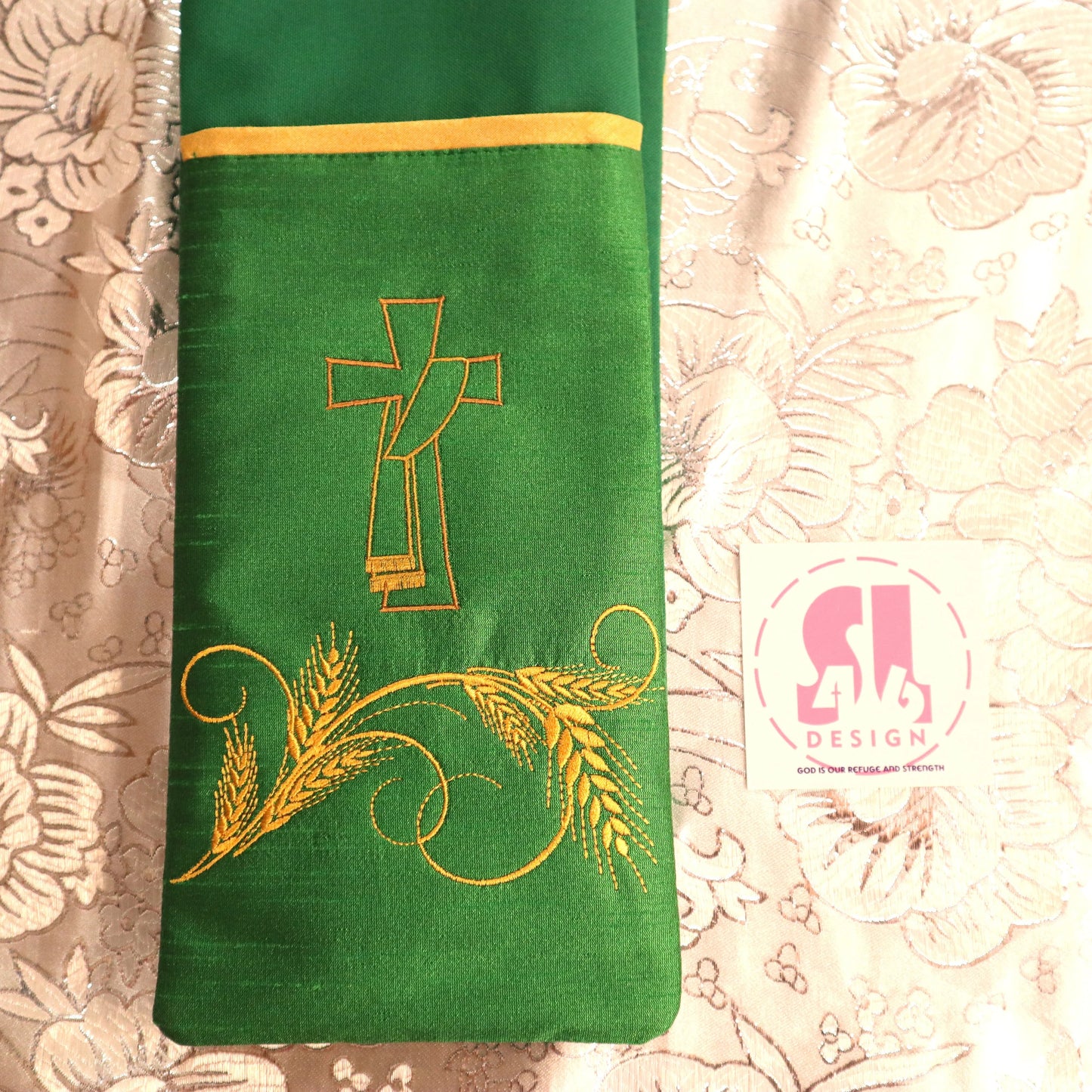 DEACON CROSS - WHEAT  - Stole
