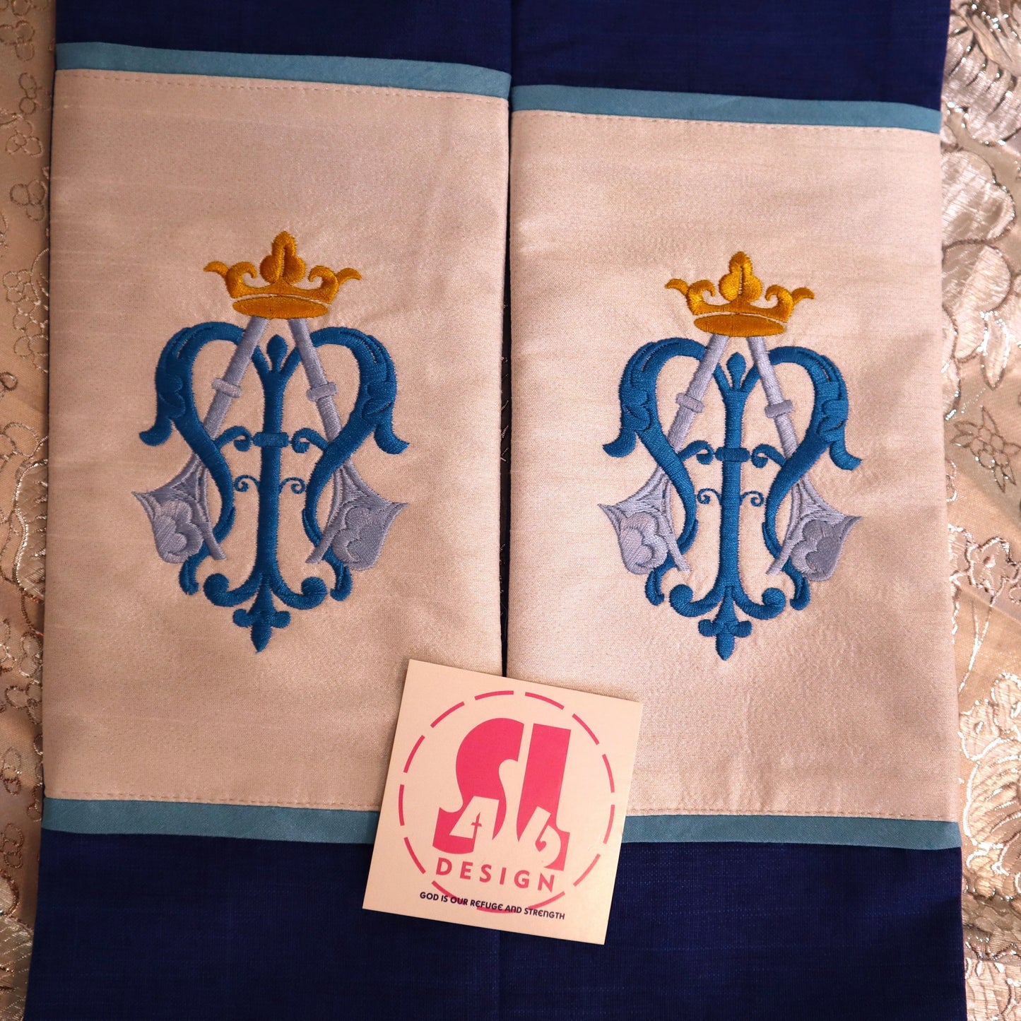 Sacred Heart of Mary - Chasuble + Stole Set