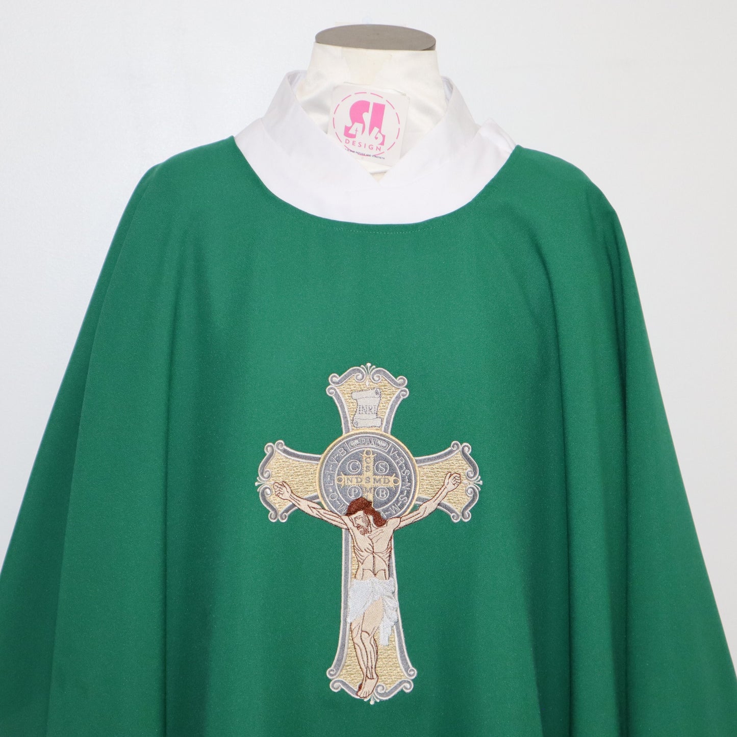 SAINT BENEDICT CRUCIFIX - chasuble and stole set