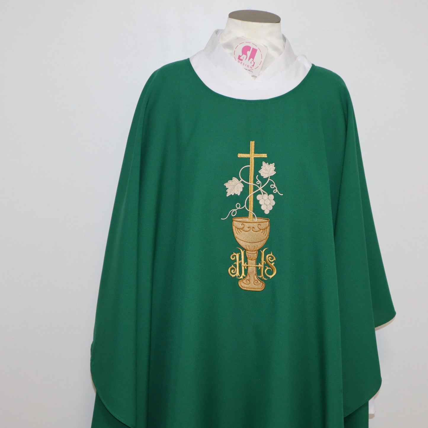 JHS with Chalice - Chasuble and stole set