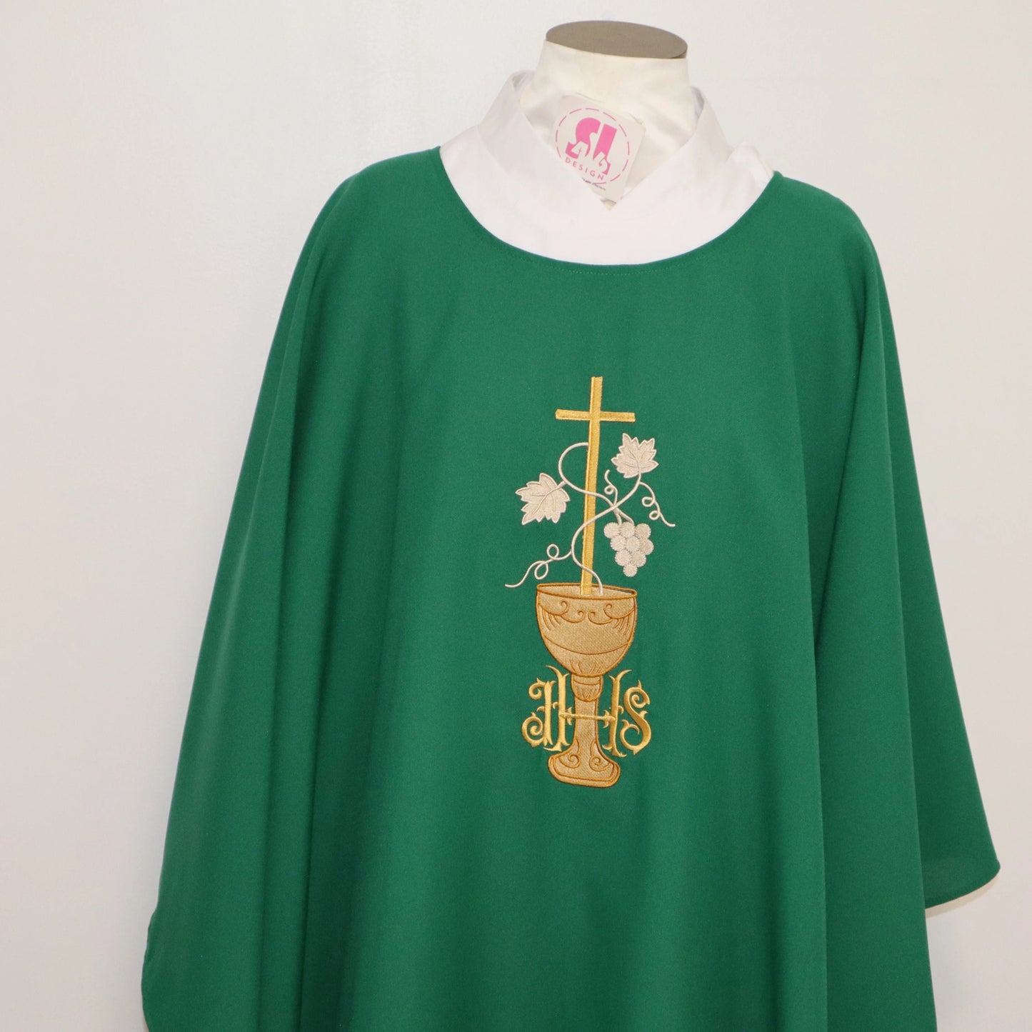 JHS with Chalice - Chasuble and stole set