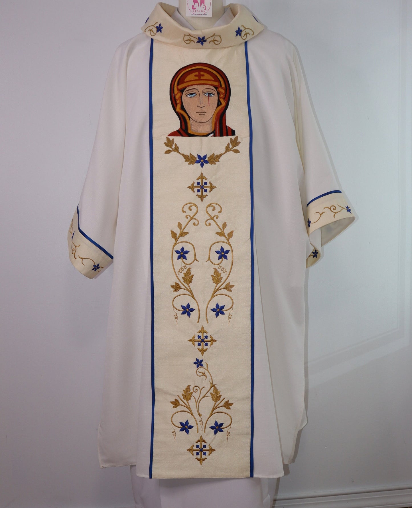 Our Lady of Sorrows - Dalmatic  & Stole Set.
