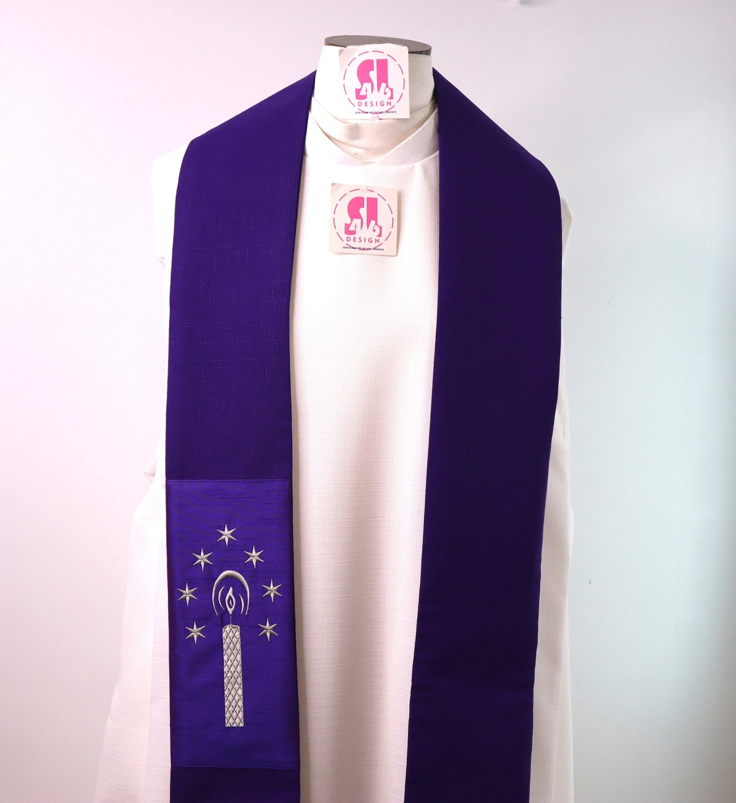 Priest  Stole   - Advent priest stole