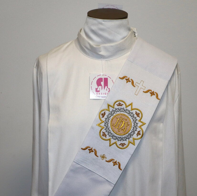 JHS - Dalmatic & Stole Set.