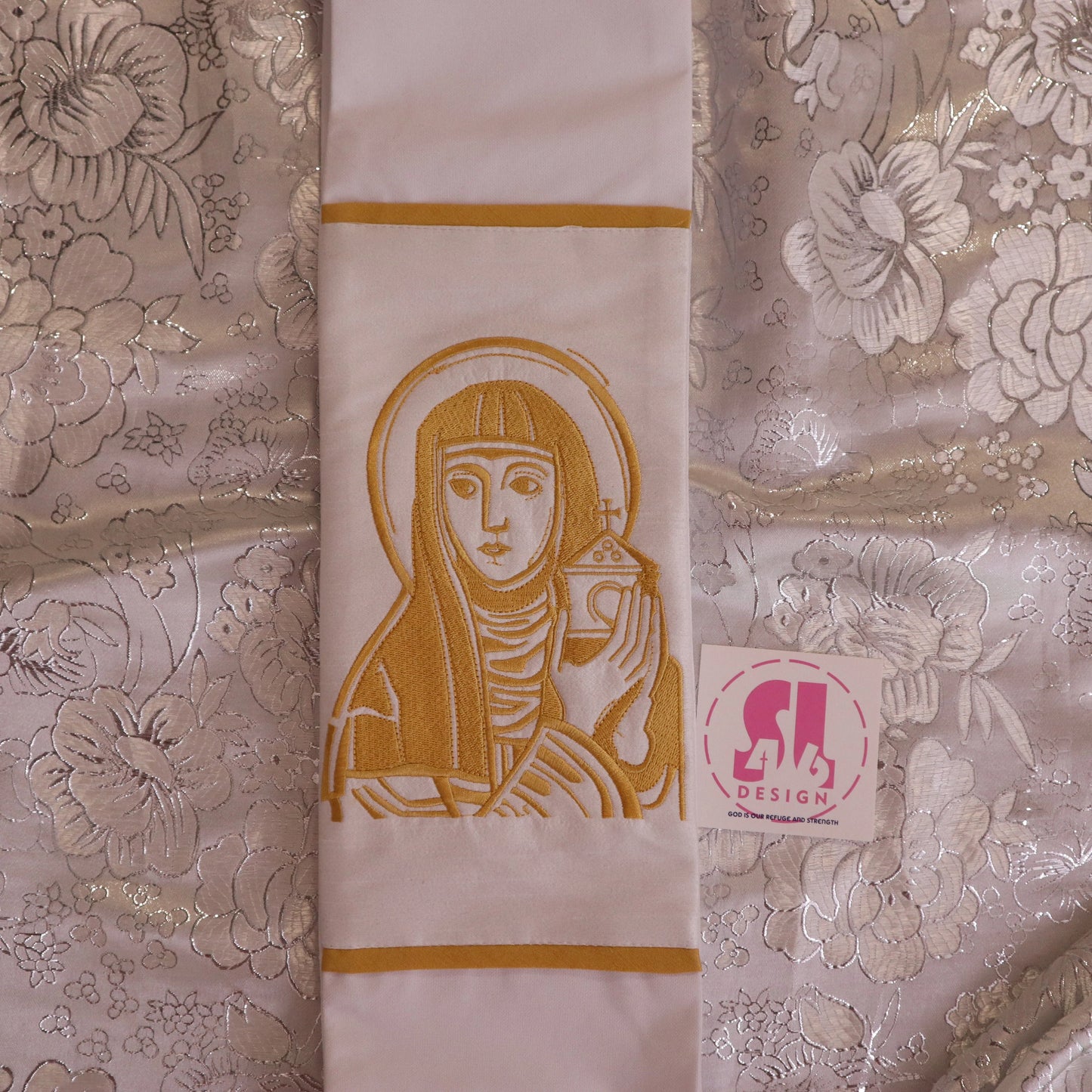 Saint Clare of Assisi - Deacon Stole