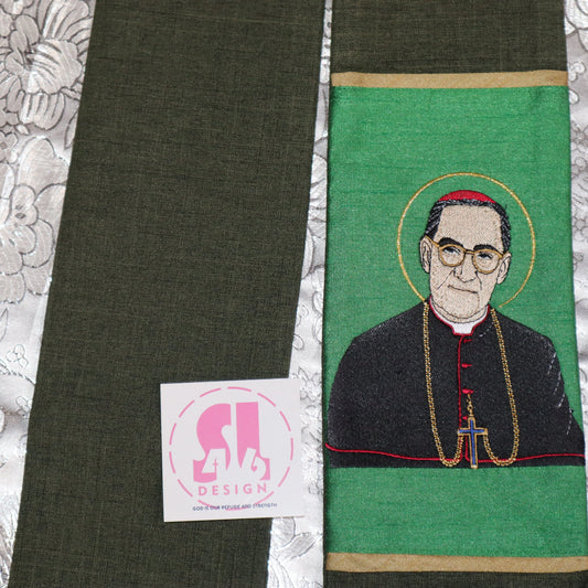 Óscar Arnulfo Romero y Galdámez - JHS -  Priest Stole